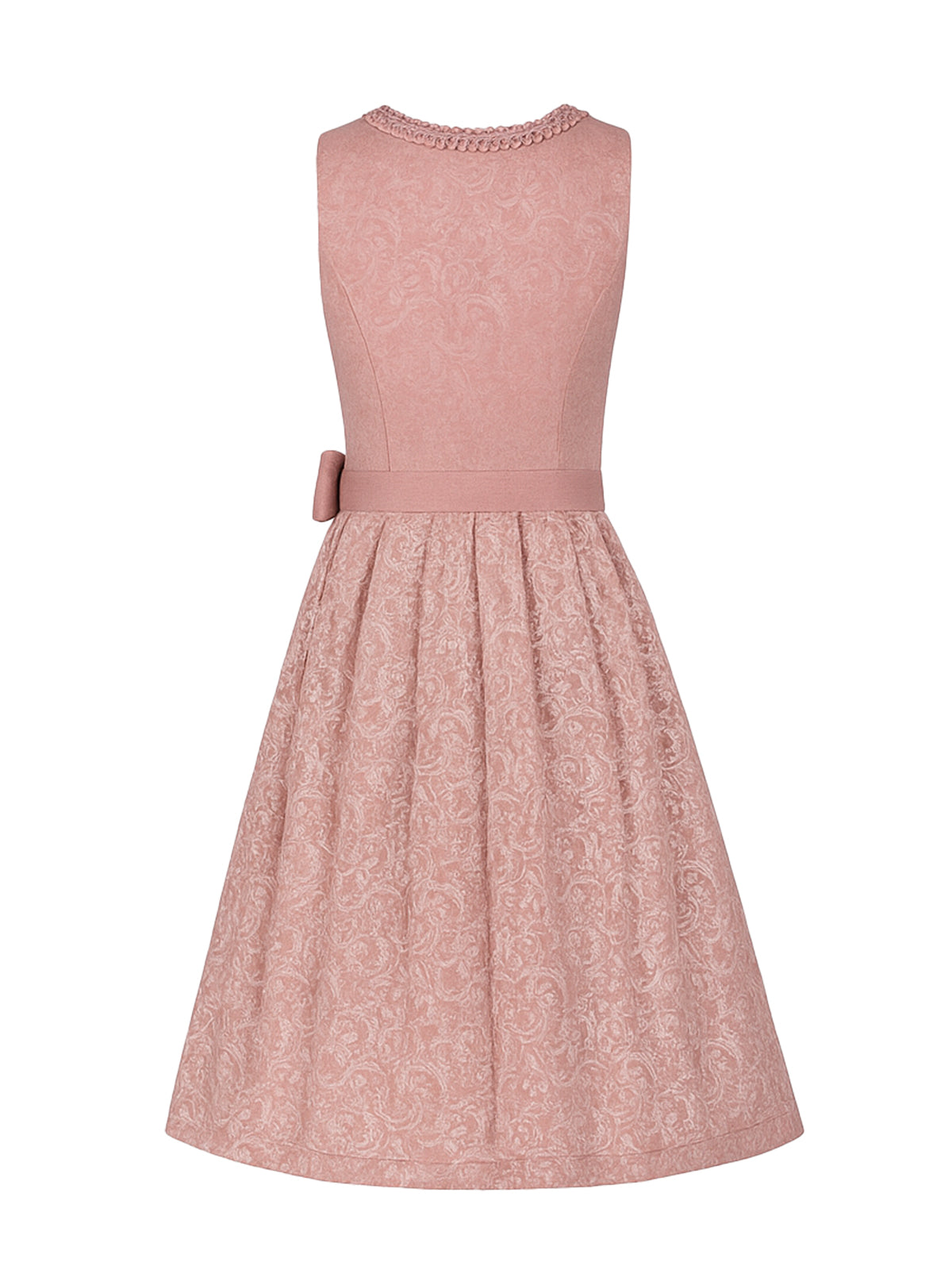 Rosa Dirndl mit Gerader Ausschnitt - SIMONE