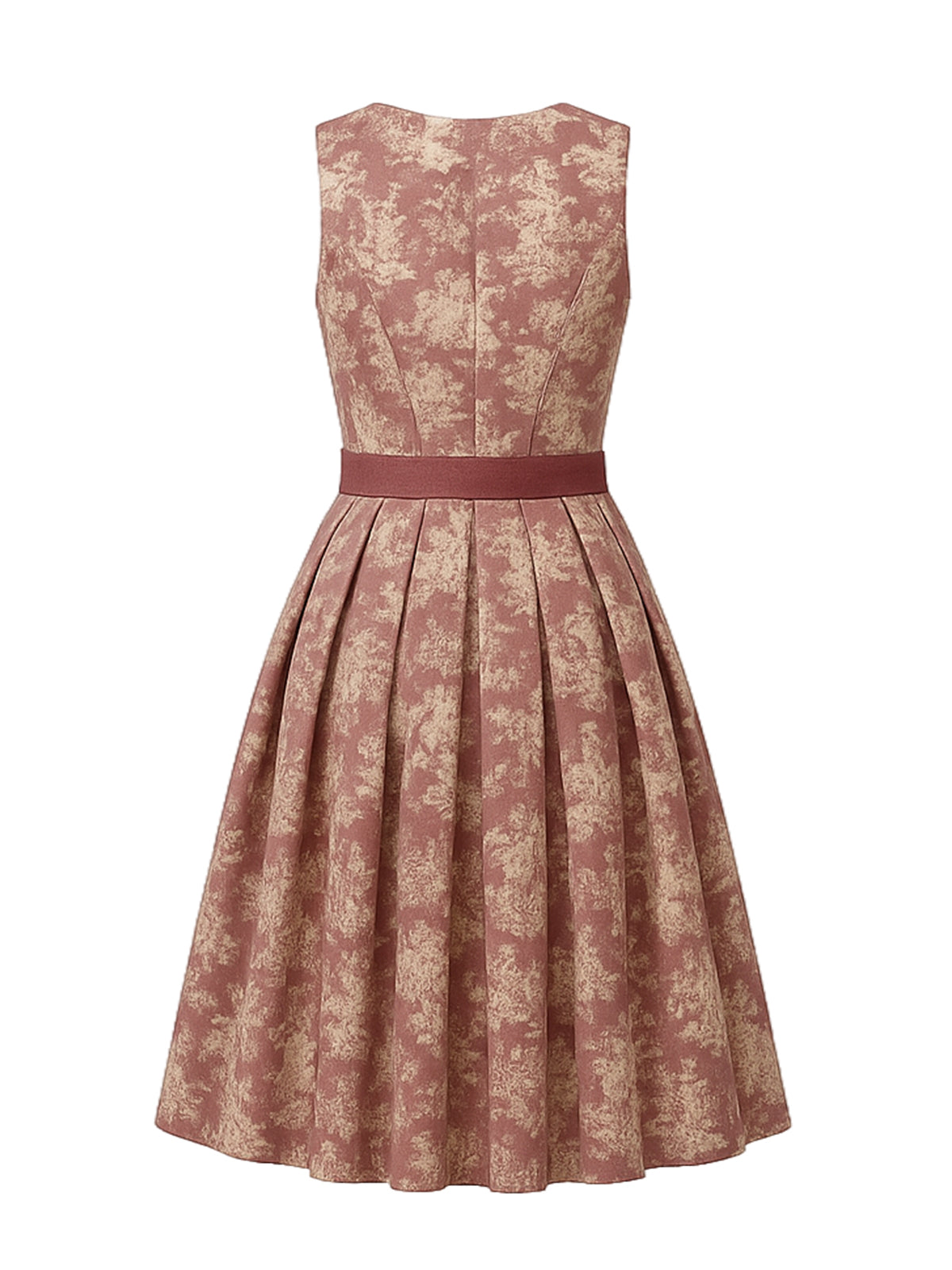 Rosa Dirndl mit Gerader Ausschnitt - BIRGIT
