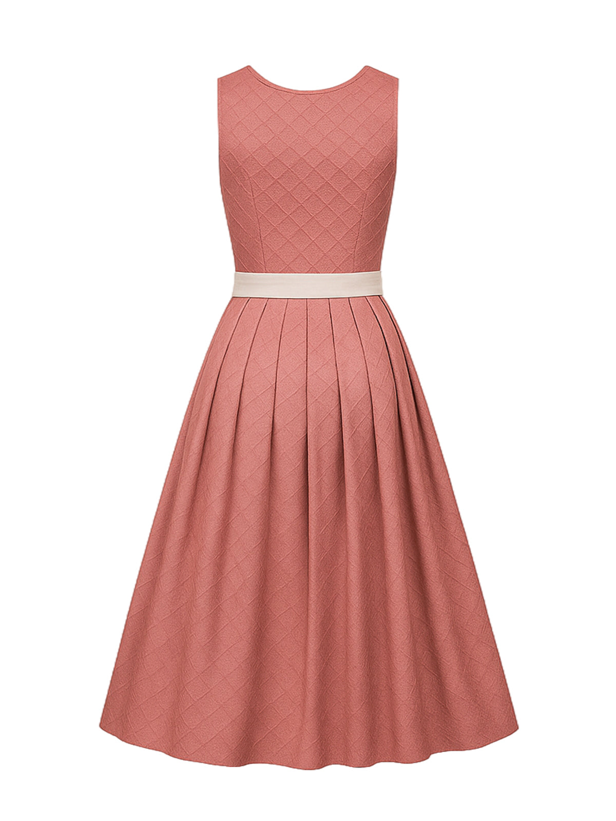 Rosa Dirndl mit Gerader Ausschnitt - SUSANNE