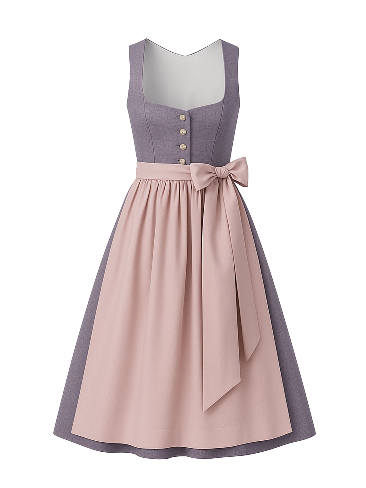 Lila Dirndl mit Herz-Ausschnitt - SONJA