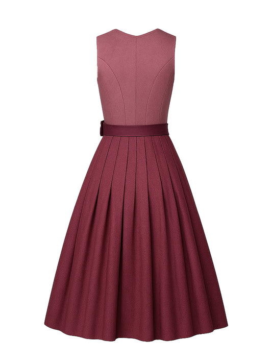 Rosa Dirndl mit Gerader Ausschnitt - EMMA