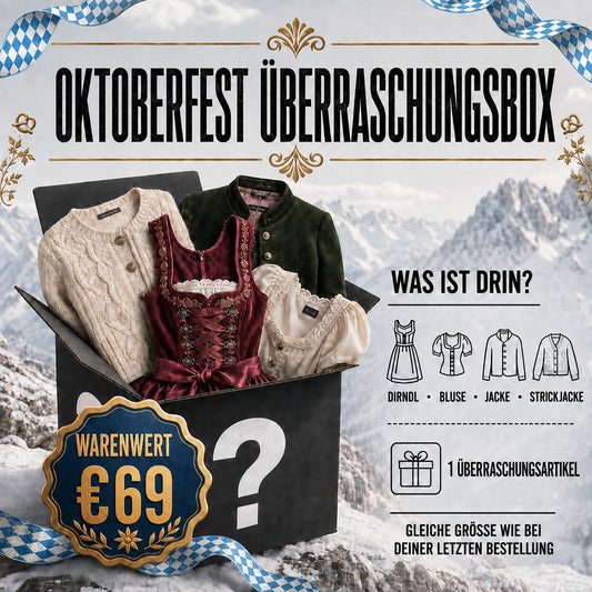 Oktoberfest Überraschungsbox – 1 zufälliger Trachtenartikel-Klein