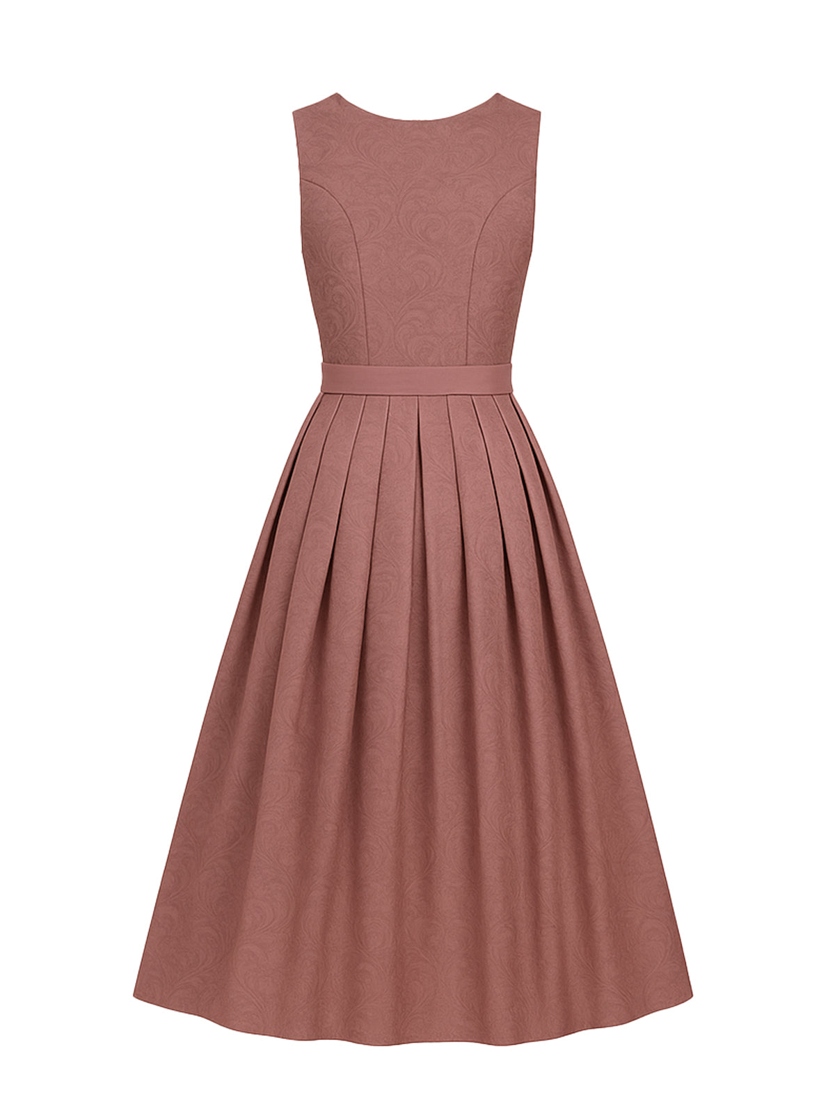 Rosa Dirndl mit Gerader Ausschnitt - LINA
